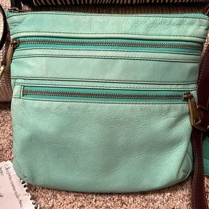 Fossil Aqua Crossbody